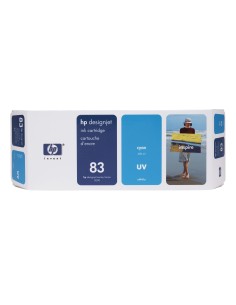HP 83 680-ml Cyan DesignJet UV Ink Cartridge cartuccia d'inchiostro 1 pz Originale Ciano