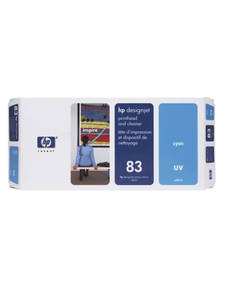 HP Testina di stampa e dispositivi di pulizia ciano UV DesignJet 83