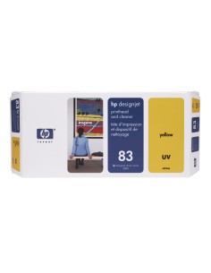 HP Testina di stampa e dispositivi di pulizia giallo UV DesignJet 83