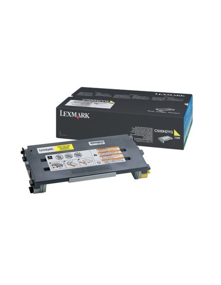 Lexmark C500H2YG cartuccia toner 1 pz Originale Giallo