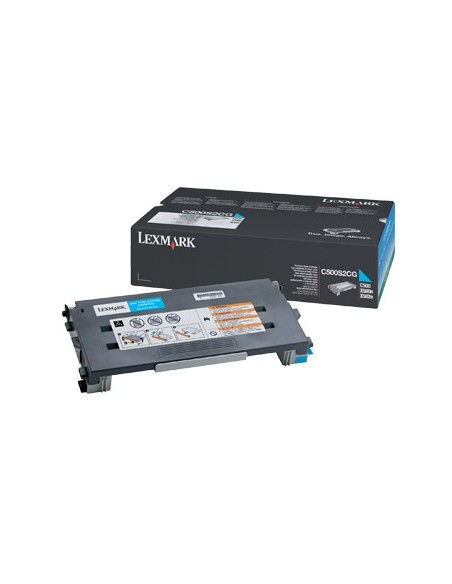 Lexmark C500S2CG cartuccia toner 1 pz Originale Ciano