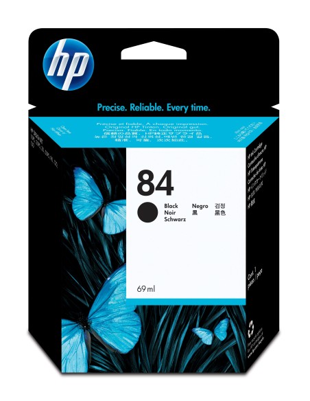 HP 84 69-ml Black DesignJet Ink Cartridge cartuccia d'inchiostro 1 pz Originale Nero
