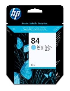 HP 84 69-ml Light Cyan DesignJet Ink Cartridge cartuccia d'inchiostro 1 pz Originale Ciano chiaro