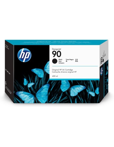 HP Cartuccia inchiostro nero DesignJet 90, 400 ml