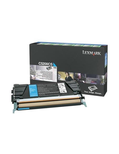Lexmark C5200CS cartuccia toner 1 pz Originale Ciano