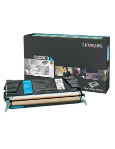 Lexmark C5220CS cartuccia toner 1 pz Originale Ciano