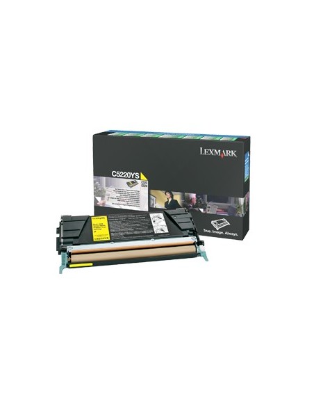 Lexmark C5220YS cartuccia toner 1 pz Originale Giallo