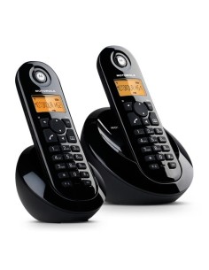 Motorola C602 Telefono DECT Identificatore di chiamata Nero