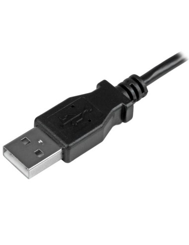 StarTech.com Cavo di ricarica e sincronizzazione micro USB da 1 m - USB-A a Micro B ad angolo sinistro - M M - 0,25mm²