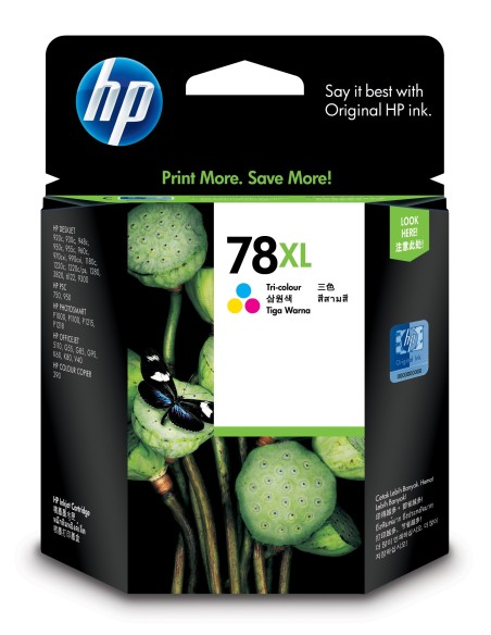 HP 78XL High Yield Tri-color Original Ink Cartridge cartuccia d'inchiostro 1 pz Originale Resa elevata (XL) Ciano, Magenta,