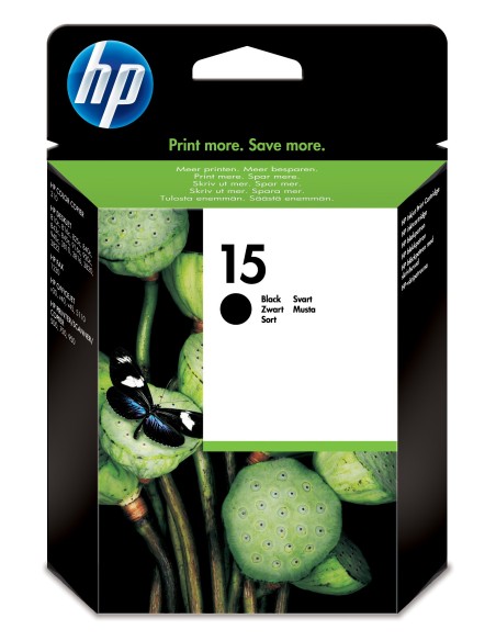 HP 15 Large Black Inkjet Print Cartridge cartuccia d'inchiostro Originale Nero