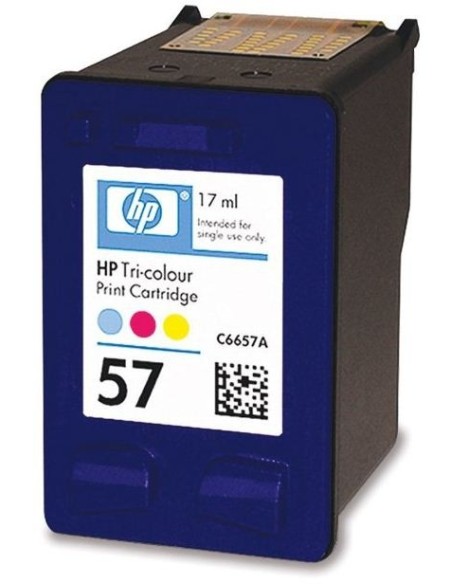 HP 57 cartuccia d'inchiostro 1 pz Originale Ciano, Magenta, Giallo