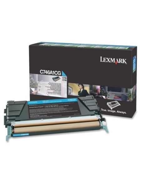 Lexmark C746A1CG cartuccia toner 1 pz Originale Ciano