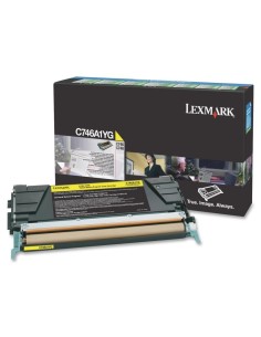 Lexmark C746A1YG cartuccia toner 1 pz Originale Giallo