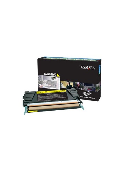 Lexmark C748H1YG cartuccia toner 1 pz Originale Giallo