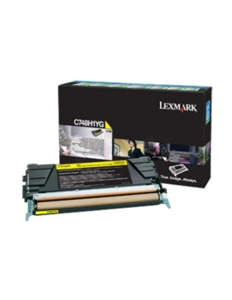 Lexmark C748H3YG cartuccia toner 1 pz Originale Giallo