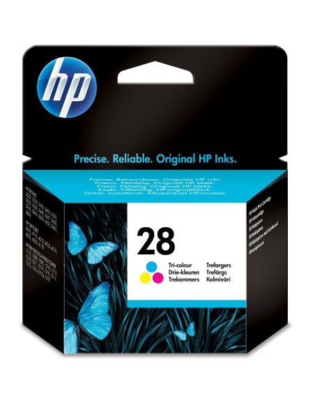 HP 28 cartuccia d'inchiostro 1 pz Originale Resa standard Ciano, Magenta, Giallo