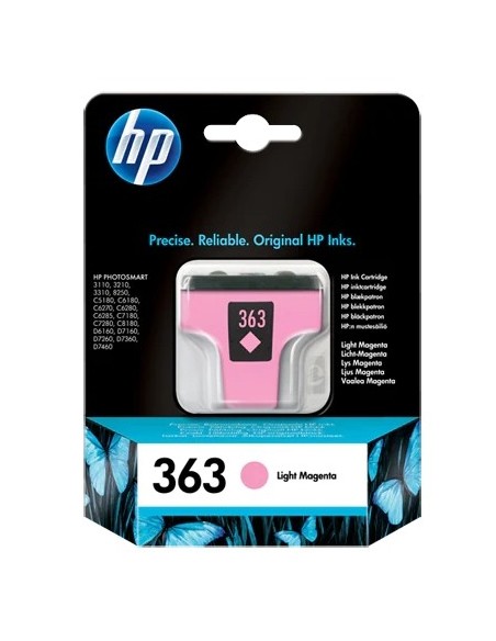 HP 363 cartuccia d'inchiostro 1 pz Originale Resa standard Magenta chiaro