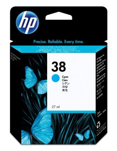 HP 38 cartuccia d'inchiostro 1 pz Originale Resa standard Ciano