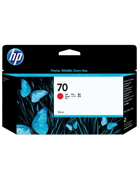 HP Cartuccia inchiostro rosso DesignJet 70, 130 ml