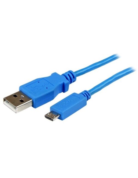 StarTech.com Cavo di sincronizzazione e di ricarica USB a Micro USB - Cavetto slim per Smartphone e Tablet A a Micro B da 1 m -
