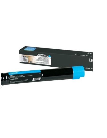 Lexmark C950X2CG cartuccia toner 1 pz Originale Ciano