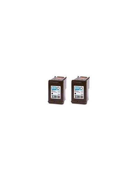 HP 338 cartuccia d'inchiostro 2 pz Originale Resa elevata (XL) Nero