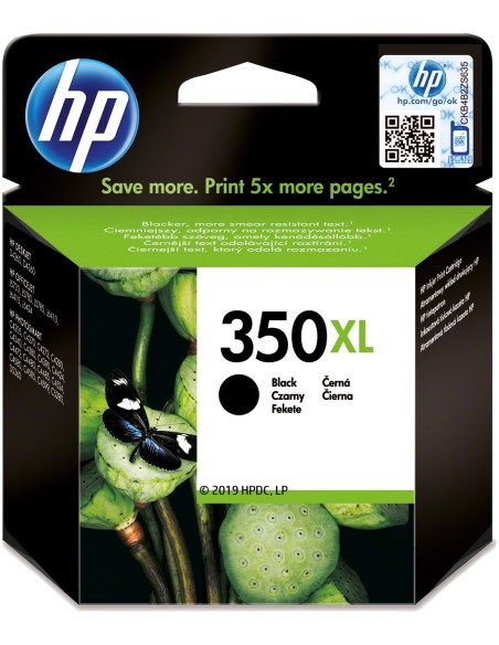 HP Cartuccia originale inchiostro nero ad alta capacità 350XL