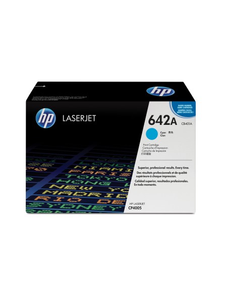 HP 642A Cyan Original LaserJet Toner Cartridge cartuccia toner 1 pz Originale Ciano