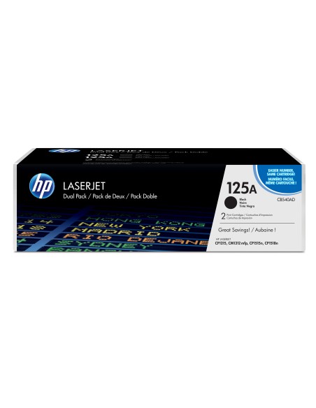HP Confezione da 2 cartucce originali di Toner nero LaserJet 125A