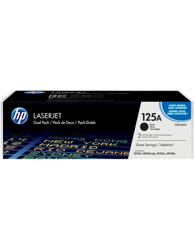 HP Confezione da 2 cartucce originali di Toner nero LaserJet 125A