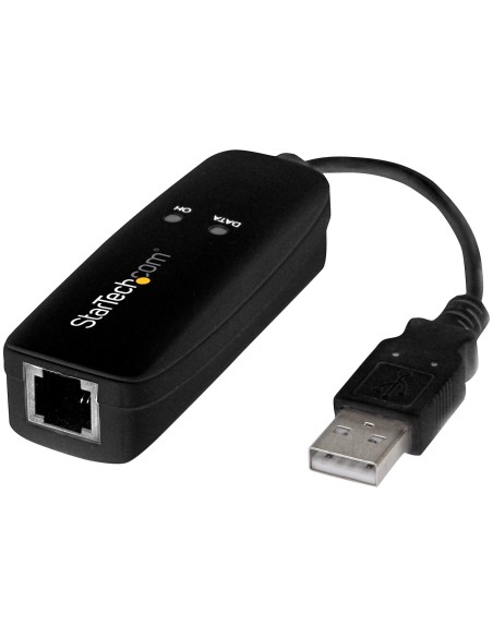 StarTech.com Modem Fax USB 2.0 - Modeme sterno da 56K per V.92 - Modem dongle adattatore hardware per computer portatile da USB