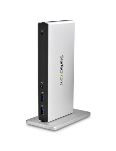 StarTech.com Docking Station Universale per Laptop USB 3.0 per dual-monitor DVI Gigabit Ethernet con adattatori HDMI   VGA