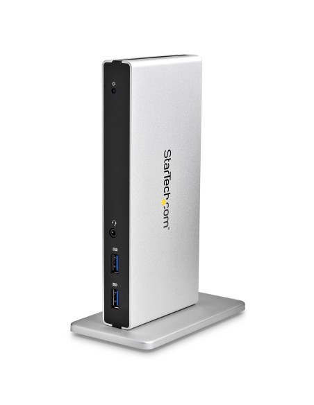 StarTech.com Docking Station Universale per Laptop USB 3.0 per dual-monitor DVI Gigabit Ethernet con adattatori HDMI   VGA