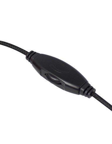 Ewent EW3567 cuffia e auricolare Cablato A Padiglione Musica e Chiamate Nero