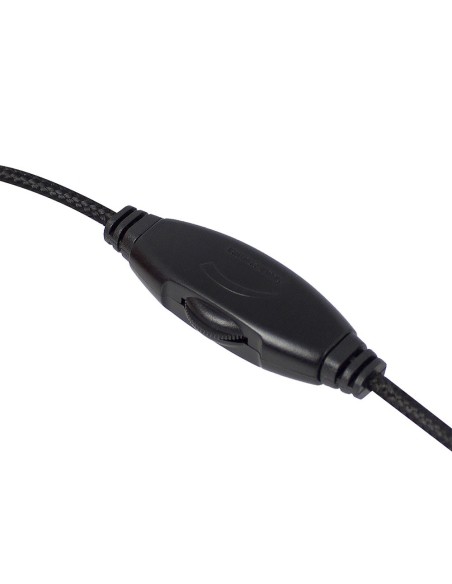 Ewent EW3567 cuffia e auricolare Cablato A Padiglione Musica e Chiamate Nero