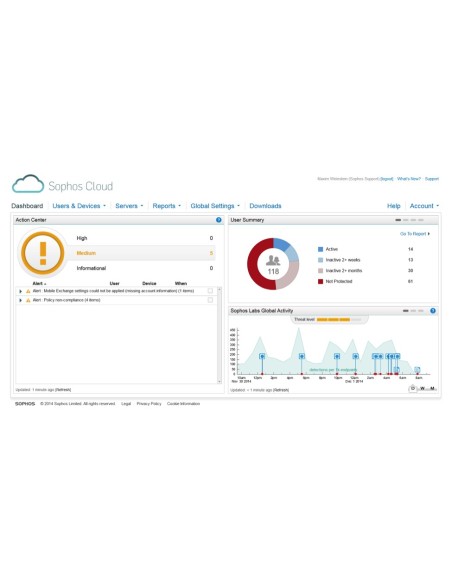Sophos Cloud Endpoint Protection Standard 24-49U 2Y Rinnovo Multilingua 2 anno i