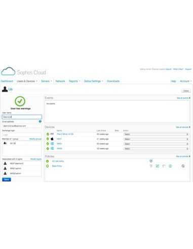 Sophos Cloud Endpoint Protection Standard Rinnovo Multilingua 1 anno i