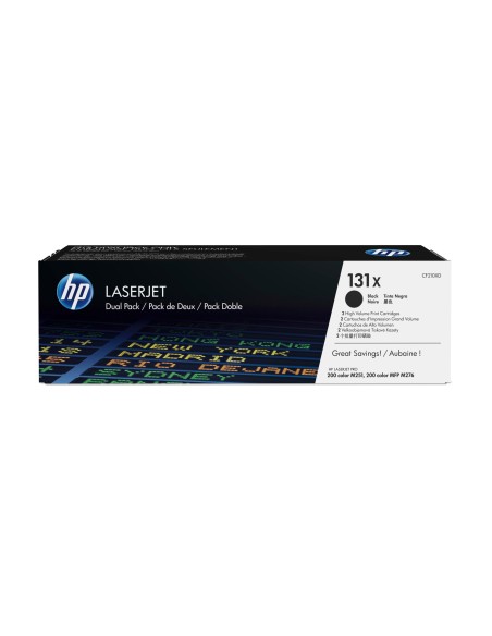HP Confezione da 2 cartucce Toner originali nero ad alta capacità LaserJet 131X