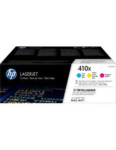 HP Confezione da 3 cartucce toner ciano magenta giallo originale ad alta capacità LaserJet 410X