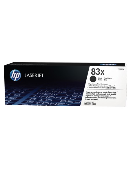 HP Cartuccia toner originale inchiostro nero ad alta capacità LaserJet 83X