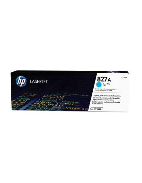 HP Cartuccia Toner originale ciano LaserJet 827A