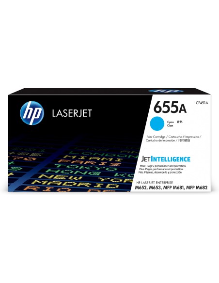 HP Cartuccia toner ciano originale LaserJet 655A