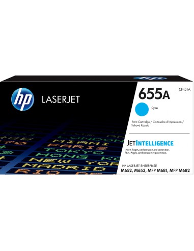 HP Cartuccia toner ciano originale LaserJet 655A