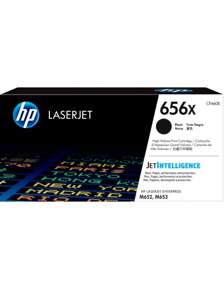 HP Cartuccia toner nero originale ad alta capacità LaserJet 656X