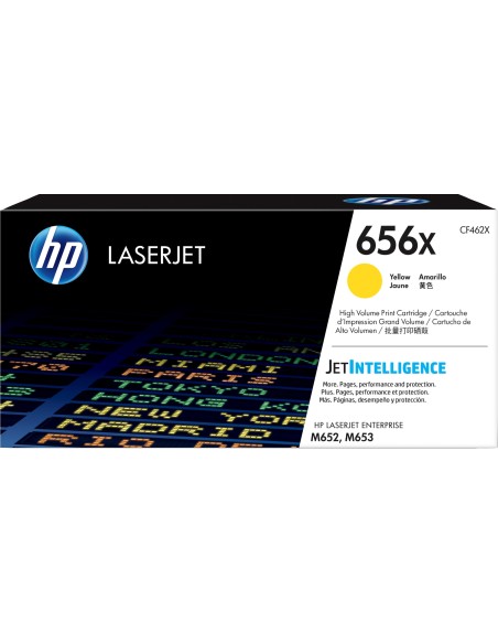 HP Cartuccia toner giallo originale ad alta capacità LaserJet 656X