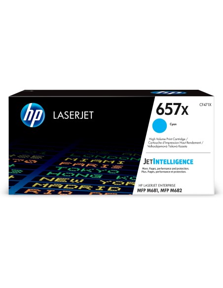 HP Cartuccia toner ciano originale ad alta capacità LaserJet 657X
