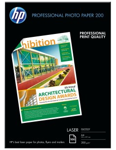 HP CG966A carta fotografica A4 Bianco Lucida