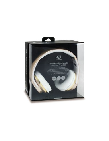 Conceptronic CHSPBTNFCSPKG cuffia e auricolare Con cavo e senza cavo A Padiglione Musica e Chiamate Micro-USB Bluetooth Oro,