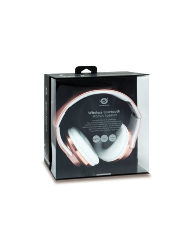 Conceptronic CHSPBTNFCSPKR cuffia e auricolare Con cavo e senza cavo A Padiglione Musica e Chiamate Micro-USB Bluetooth Oro